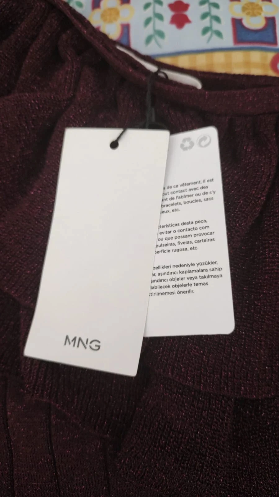 Mango ribbed bright blouse – photo 2